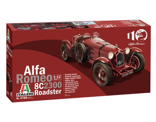 Italeri Alfa Romeo 8C 2300 Roadster 1:12
