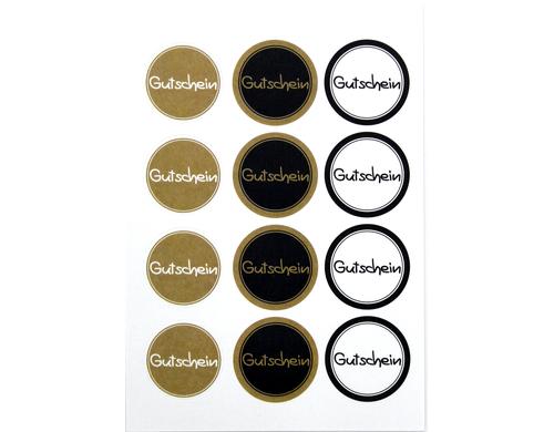 Artoz Sticker Gutschein 6 Blatt