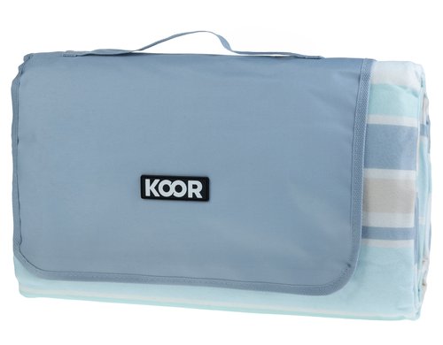 KOOR Picknickdecke Stripe skyline 150 x 200cm , 100% Polyester