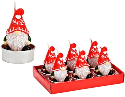 G. Wurm Teelichter Wichtel 6er Set