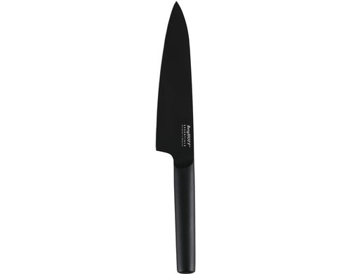 BergHOFF Chef Messer Essentials Kuro 19cm, Stahl PVD-Titan-Antihaftbeschichtung