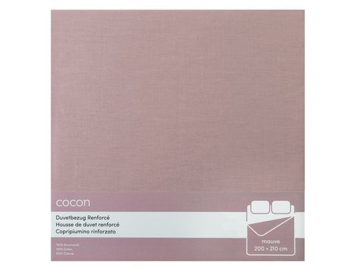 COCON Duvetbezug Renforcé 200x210 cm, mauve