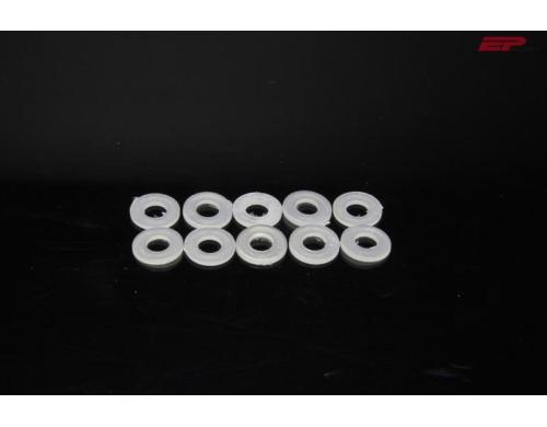 EP Nylon-Unterlegscheibe 10 Stk. Ø3×8×0.9mm