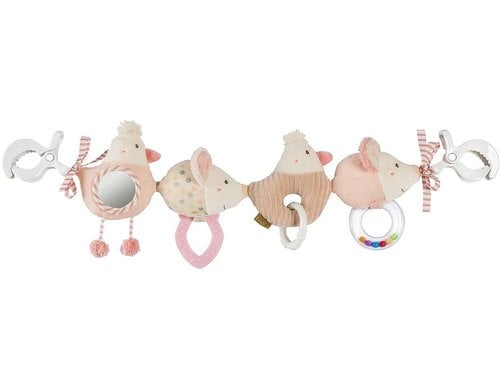 Fehn feehnland Kinderwagenkette Rosa / Beige