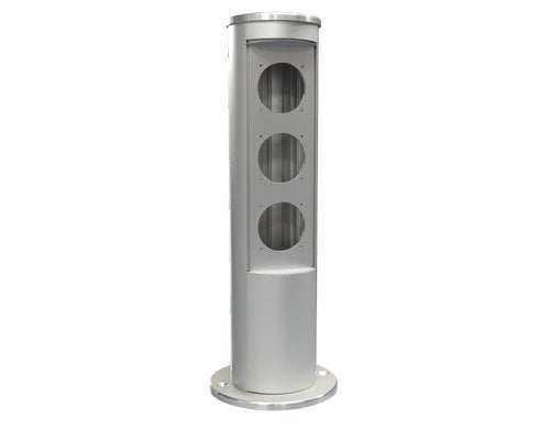 Spälti Energiesäule 500mm mit Flansch und Durchmesser 120mm