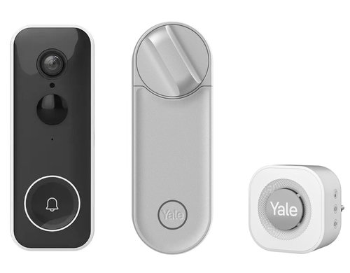 Yale Linus L2 Smart Lock silber VDC KIT 05/103210/SI+SV-VDB-1A-W+SV-VDBCH-1A-W