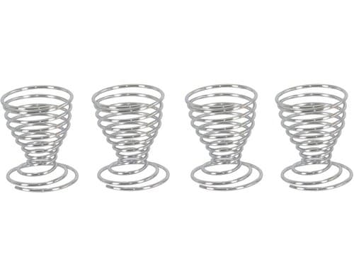 NOUVEL Eierbecher, verchromt, 4 Stück