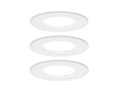 Paulmann EBL Set Nova Coin starr LED 3x6W 2700K 230V Weiss matt