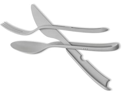 Besteck-Set TRICKY grau
