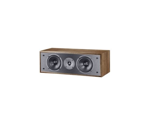Magnat Centerlautsprecher MONITOR S12C Walnuss, 2-Wege, Doppelbass-Bestückung
