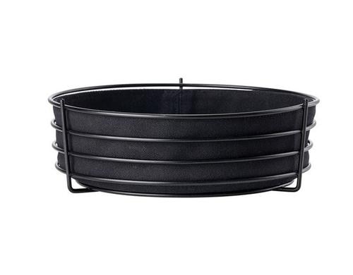 Zone Brotkorb Temptation Black 100% Baumwolle/ Metal, DxH: 22.5x8cm