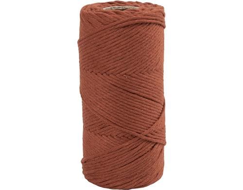 Creativ Company Macramé Kordel Orange gebr. 2mm, 330g, 198m