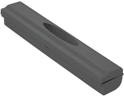 Wenko Folienschneider Perfect Cutter für Folienrollen bis 33 cm Breite, Grau