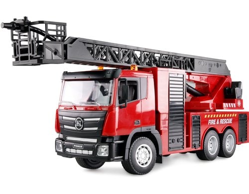 Amewi Arocs Feuerwehr Drehleiter RTR, 1:18