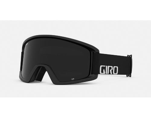 Giro Semi Flash Goggle black black wordmark, ultra black S3, yellow S0