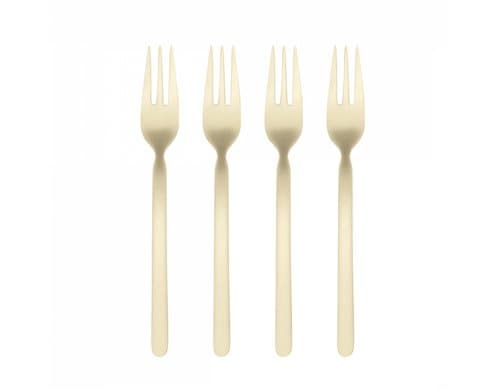 Blomus Kuchengabeln STELLA 4er Set, Champagne