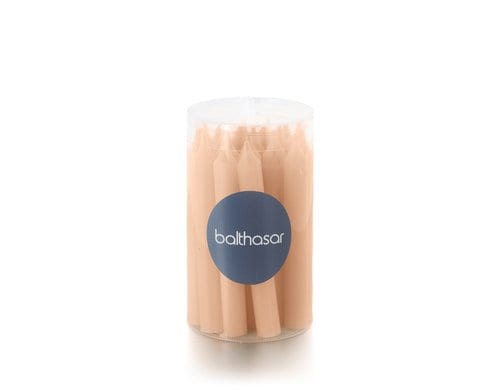 balthasar Baumkerzen Apricot, 20er Set 10x1.3 cm (HxD)