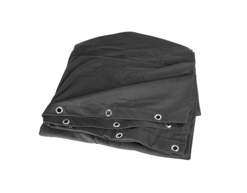 Adam Hall Bühnen-Molton 3x5M B1, 300g/m2, schwarz