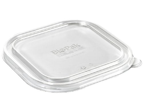 Biopak Brick Deckel Large 1200 ml für 1200ml, transparent, 40 Stk.