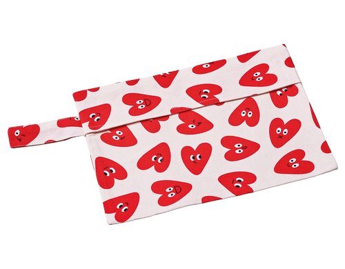 ChicMic Summer Beutel - XOXO 25x18cm, 100% Bio Baumwolle