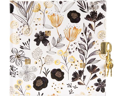 Goldbuch, Tagebuch Botanicals 16.5 x 16.5 c Grösse: 16.5x16.5 cm, 96 Seiten