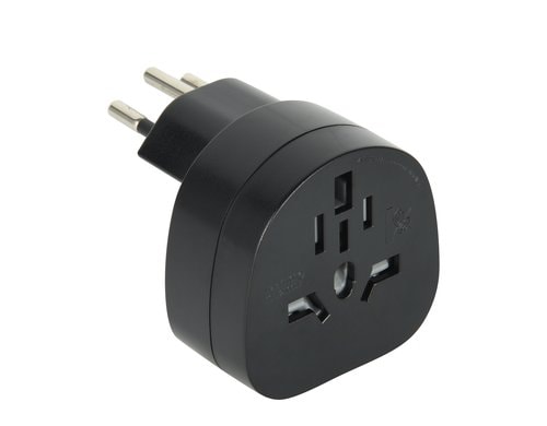 Schönenberger Reiseadapter World to CH Out:CH In:IT,BRA,UK,USA/Japan,AUS/CHN, sz