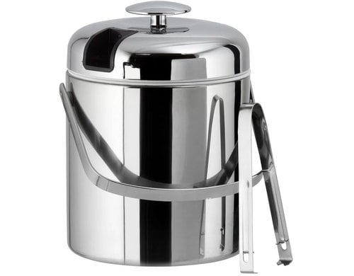 APS Eiswürfelbehälter POLAR 14 x 22 cm, 1.3 Liter, Silber