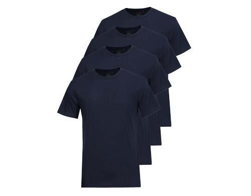 Switcher 4er-Pack Unisex T-Shirt Max Marineblau, XXXL