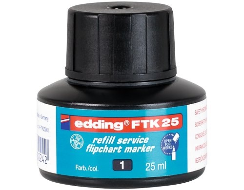 Edding Nachfülltinte Fliptchartmarker schwarz