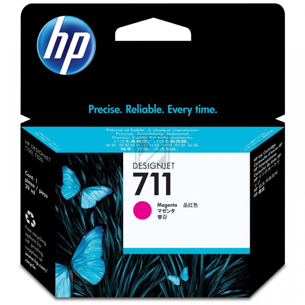 HP Tinte Nr. 711 - Magenta (CZ131A) DesignJet T120, T520