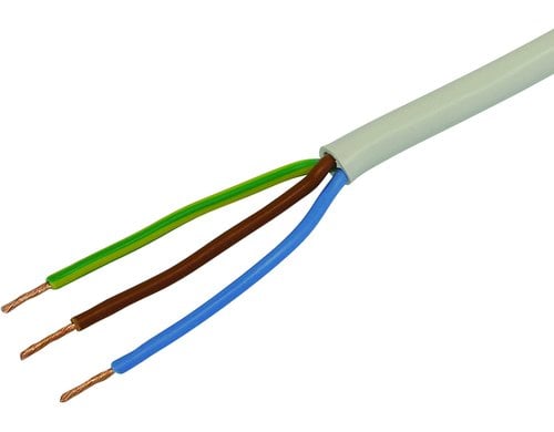 Installationskabel TD 3x 0.75mm2 weiss, 100m