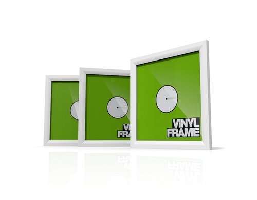 Glorious Vinyl Frame 12 12 Zoll 3er-Set Weiss Kunststoff