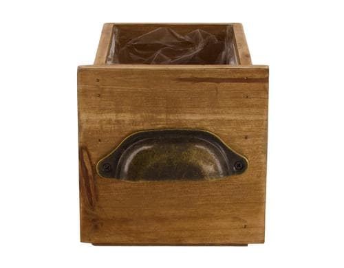 CHALET Schublade Antik mit Einsatz Fichte aus China, Grösse: 12x12x12cm