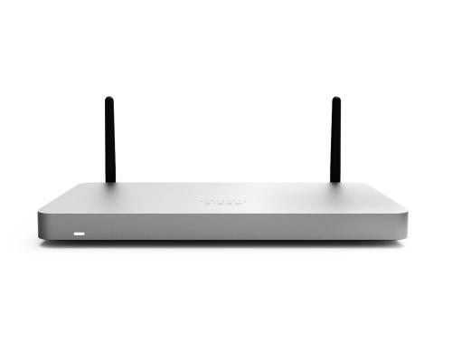 Meraki MX68W: Cloud Managed SA WLAN 802.11n/ac, 2xGE WAN
