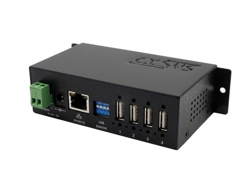 EXSYS EX-6003HMVS-POE-ON, IP USB2.0 Server PoE, 4x USB 2.0, 15KV ESD, ohne Netzteil