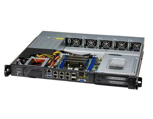 Supermicro SYS-110D-8C-FRAN8TP: D-2733NT 1U, up to 512GB RAM, 2x 2.5, 1x M.2, 800W