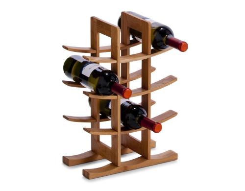 Zeller Present Weinregal Bamboo für 12 Flaschen, 29x16x42cm