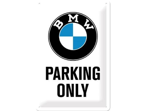 Nostalgic Art Schild BMW parking Only Metall, 20x30 cm