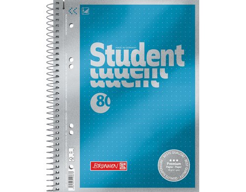 Brunnen Collegeblock A5, gepunktet, Premium