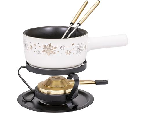 Kadastar Käsefondue-Set Kuh Sparkling 16cm Ø 16 cm, 5-teilig