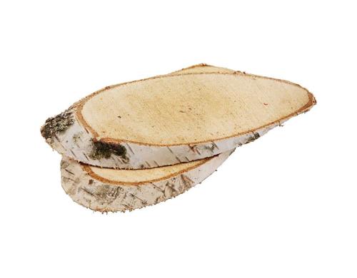 Creativ Company Holzsscheiben 15 x 9 cm Stärke 15 mm, 7 Stück