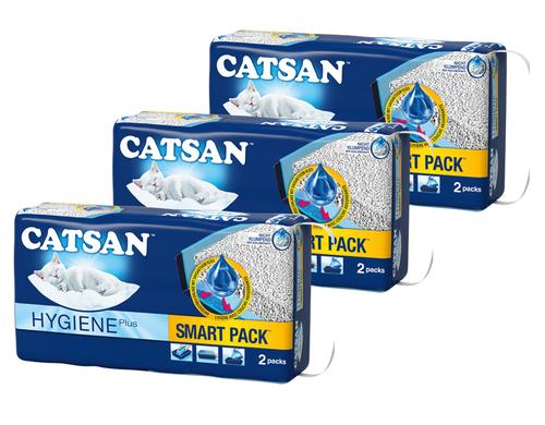 Catsan Smart Pack 3x 2 x 4 l