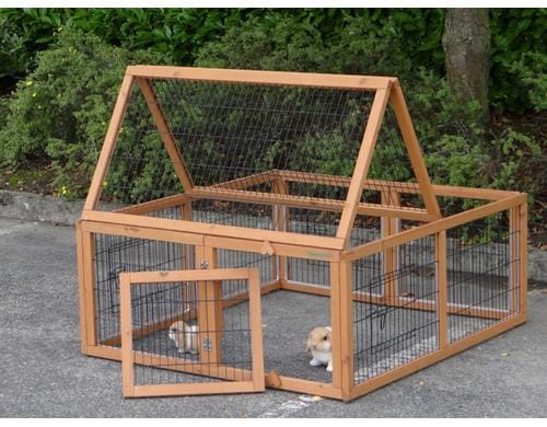 Sanilu Auslauf Filou Braun Paket 121 x 58 x 17cm