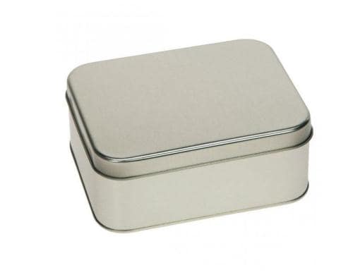 Gawol Gebäckdose Uni silber 147x115x57mm