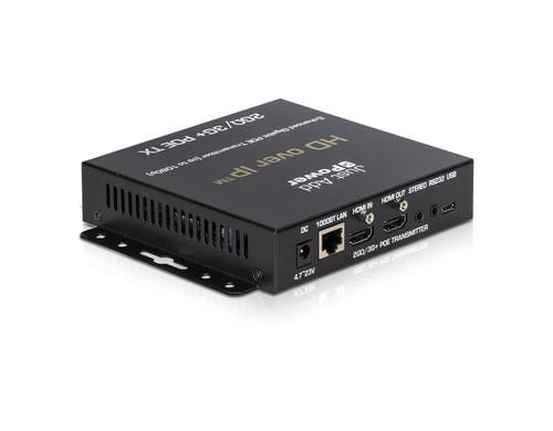 Just Add Power VBS-HDIP-715POE IP Transmitter, HDMI, PoE, USB, Audio, 2K