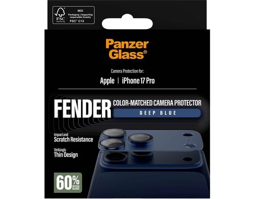 PanzerGlass FENDER, Deep Blue iPhone 17 Pro