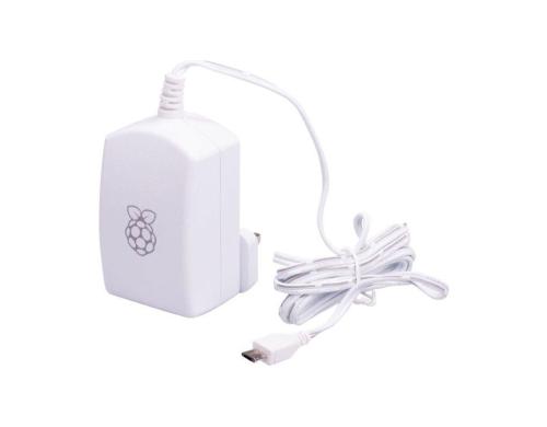 Raspberry Pi 3 Netzteil 5.1Volt, 2.5Ampere mit Micro-USB, weiss