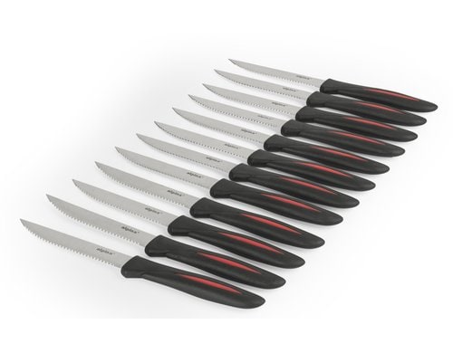 Alpina Steakmesser Set, 12 Stück Länge: 22.8 cm, SS/PP