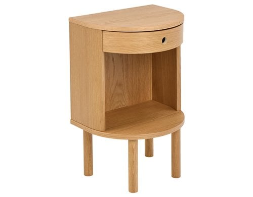 AC Design Nachttisch Paron Hellbraun, 40x31.5x60 cm