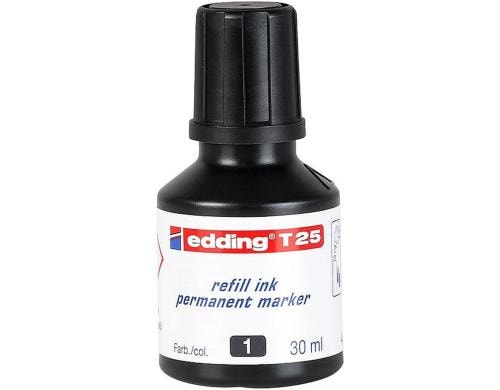 Edding Nachfülltusche Permanent schwarz 30 ml